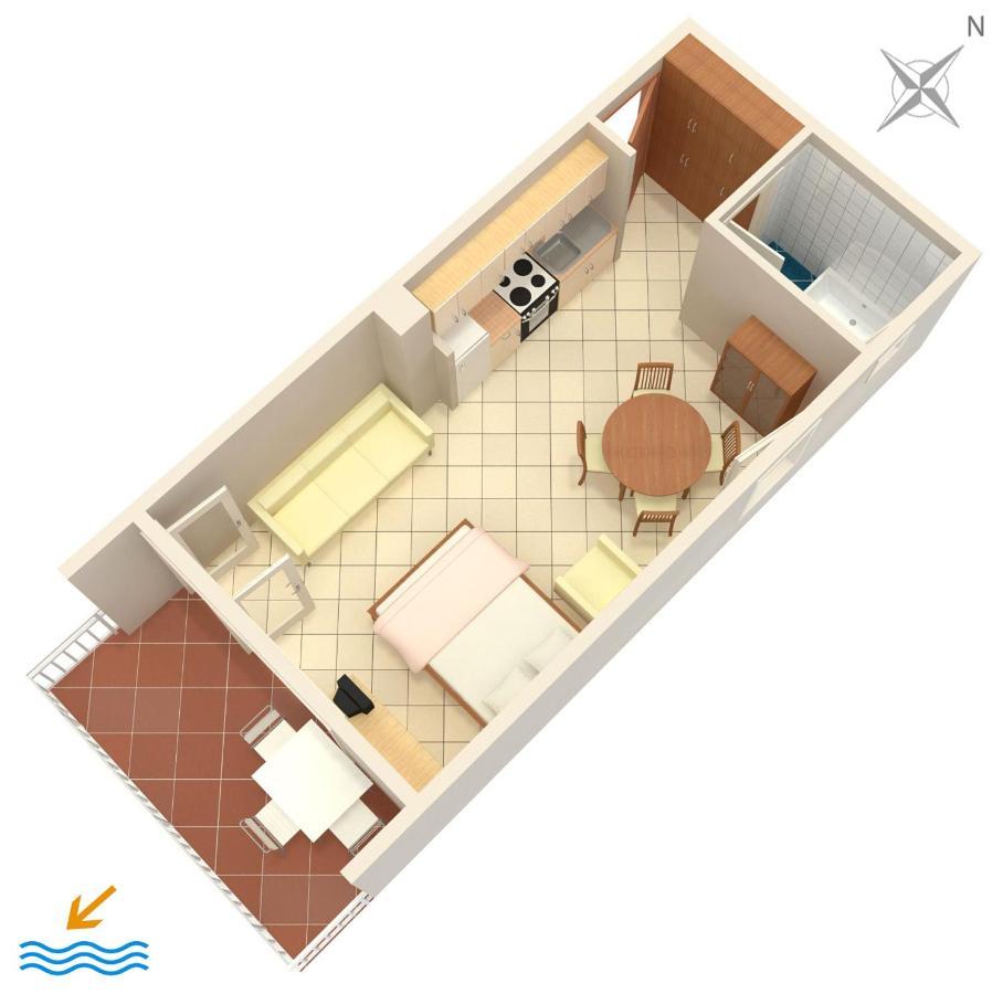 Apartments By The Sea Baska Voda, Makarska - 300 מראה חיצוני תמונה
