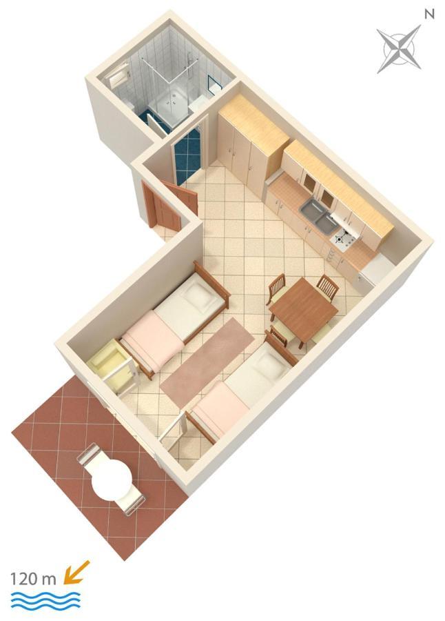 Apartments By The Sea Baska Voda, Makarska - 300 מראה חיצוני תמונה