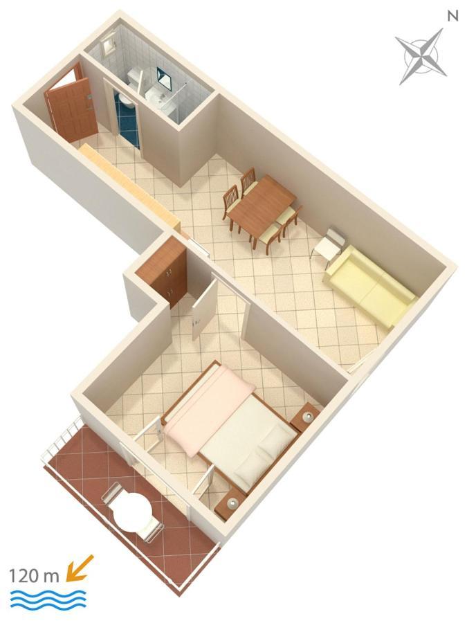Apartments By The Sea Baska Voda, Makarska - 300 מראה חיצוני תמונה